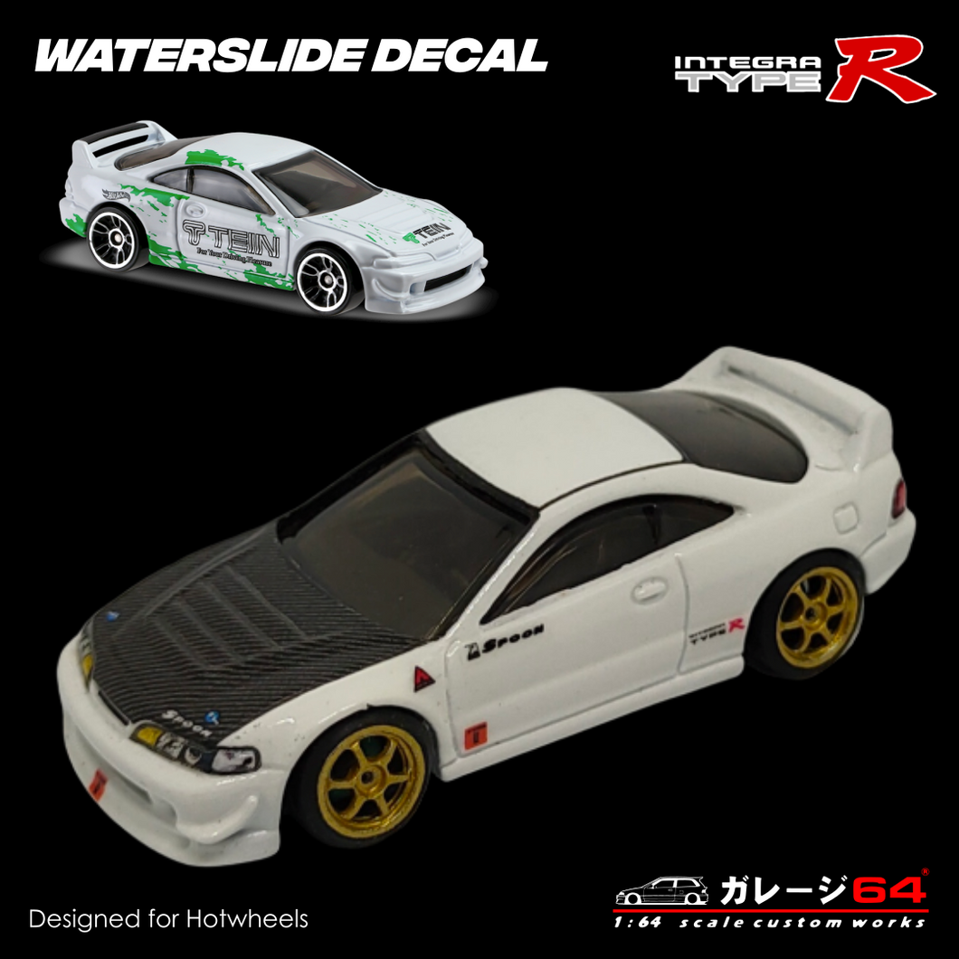 Decal Set Hot Wheels Honda Integra DC2 Spoon