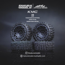 Load image into Gallery viewer, Custom wheels 64 scale model KMC