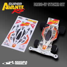 Load image into Gallery viewer, Detail-up Sticker for Mini 4WD Super Avante RS