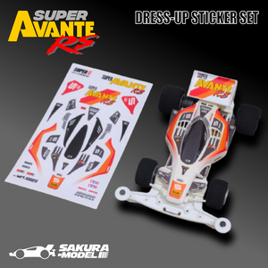 Detail-up Sticker for Mini 4WD Super Avante RS