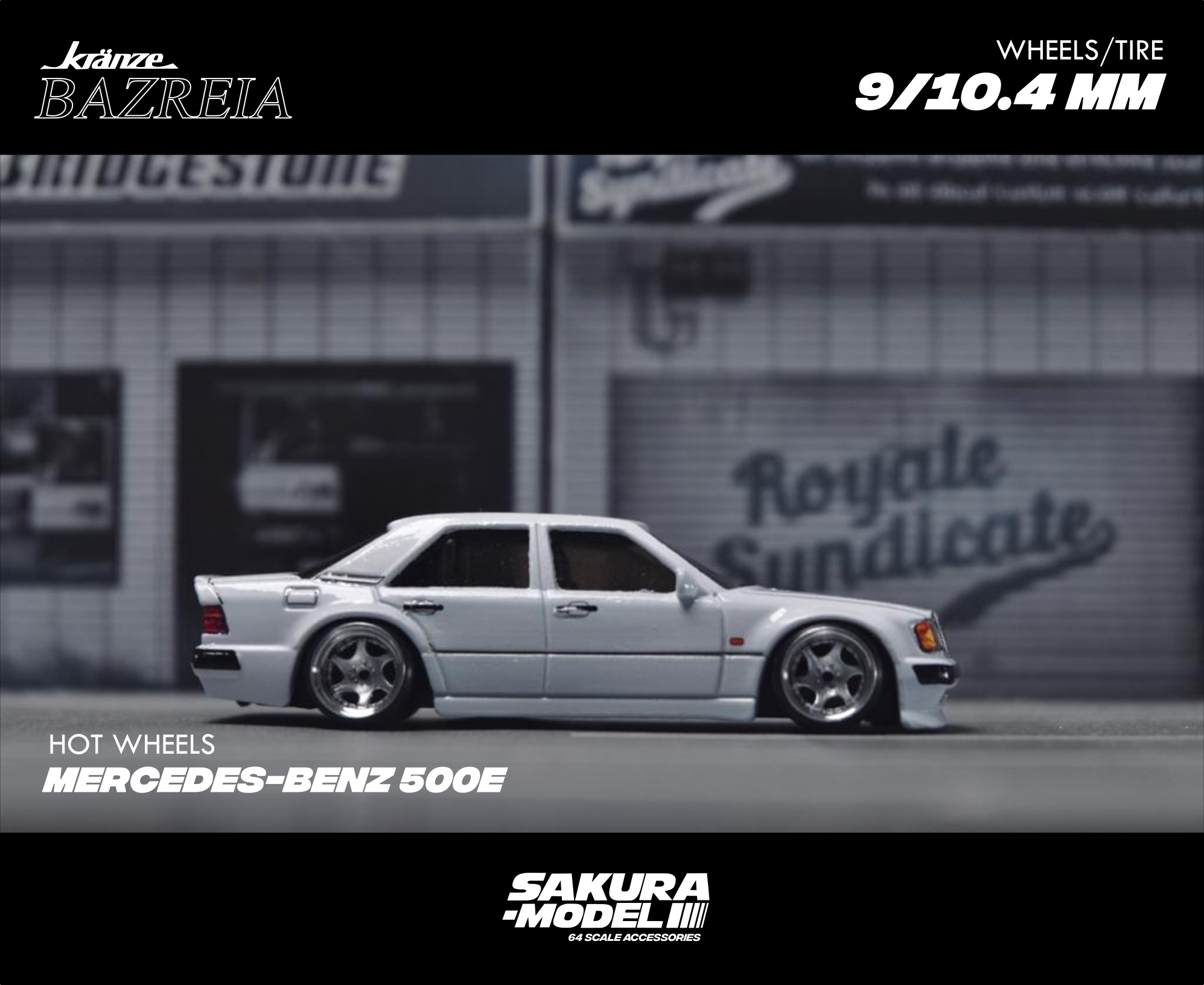 Custom wheels 64 scale model Rota Kyusha - Full resin – Sakuramodel