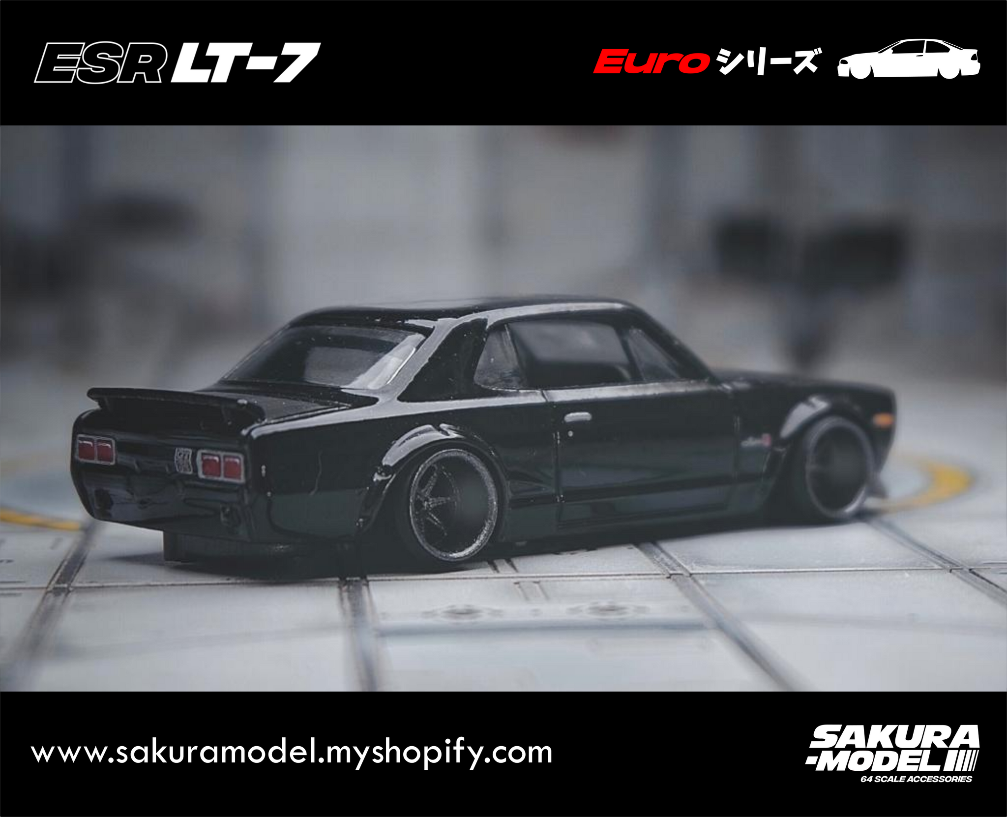 Custom wheels 64 scale model ESR ES15 – Sakuramodel