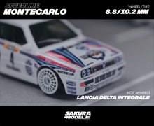 Load image into Gallery viewer, Custom wheel 64 scale model Speedline Montecarlo Lancia Delta