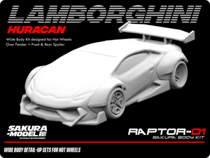 Add on Body kit for Hot Wheels Lamborghini Huracan