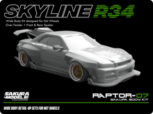 Load image into Gallery viewer, Add on body kit for Hot Wheels Skyline R34