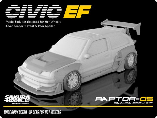 Add on Body kit for Hot Wheels Civic EF