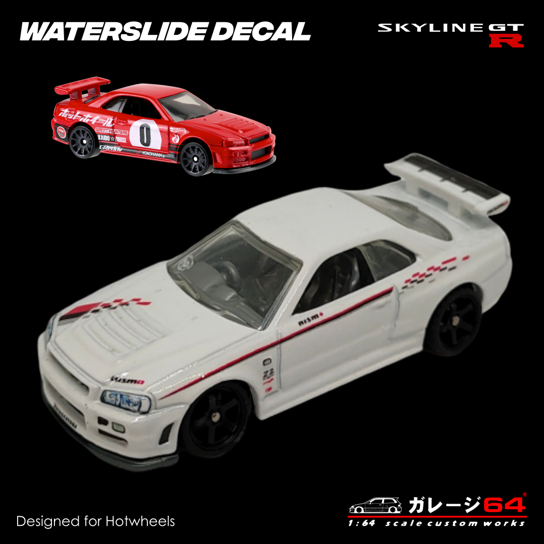 Decal Set Hot Wheels Skyline R34 Nismo Z-tune – Sakuramodel