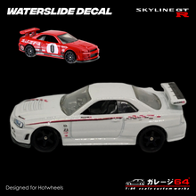 Load image into Gallery viewer, Decal Set Hot Wheels Skyline R34 Nismo Z-tune