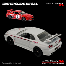 Load image into Gallery viewer, Decal Set Hot Wheels Skyline R34 Nismo Z-tune