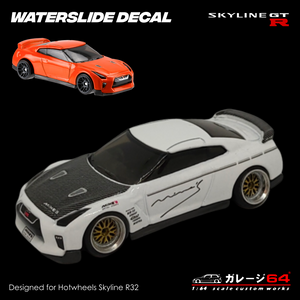 Decal Set Hot Wheels Skyline R35 Mines Motorsport