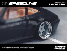 Load image into Gallery viewer, Custom wheels 64 scale model RH Speedline