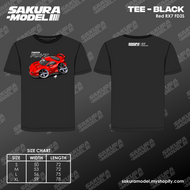 Tee Black - Red RX7 FD3S