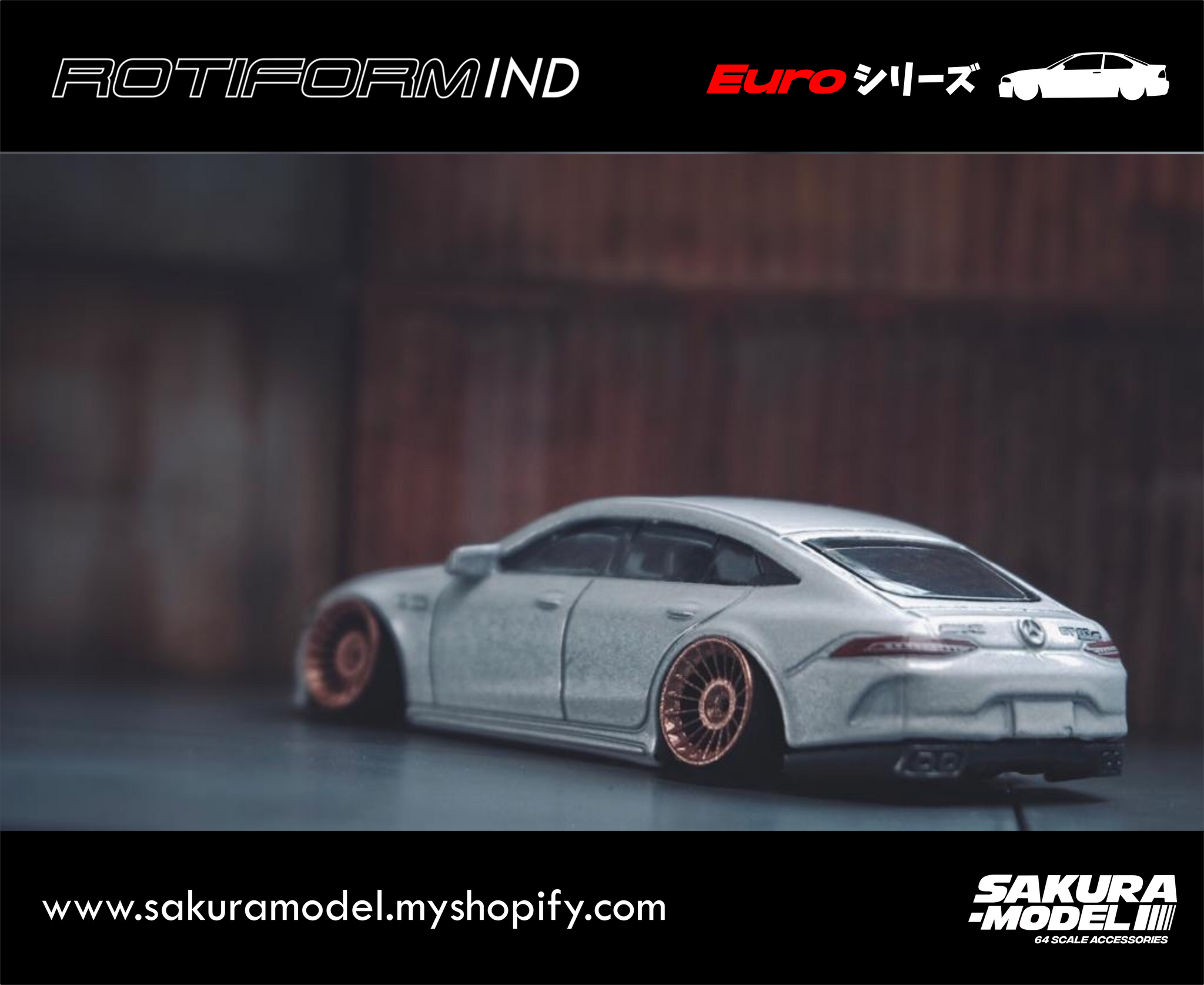 Custom wheels 64 scale model Rota Kyusha - Full resin – Sakuramodel