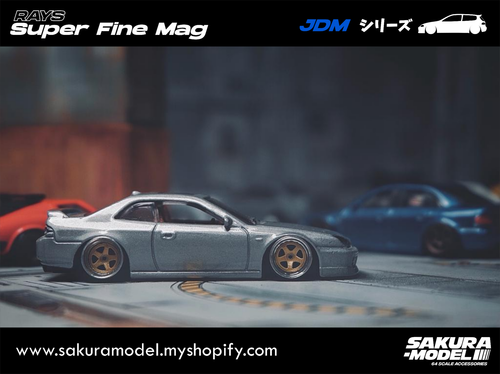 Custom wheels 64 scale model Rota Kyusha - Full resin – Sakuramodel