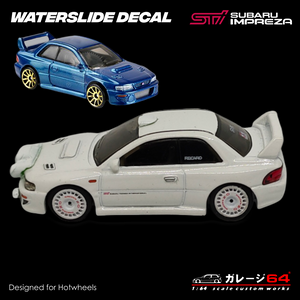 Decal Set Hot wheels Subaru 22B