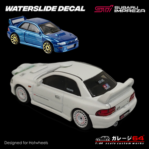 Decal Set Hot wheels Subaru 22B