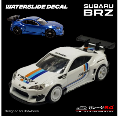 Decal set Hot Wheels Subaru BRZ Pandem - Greddy