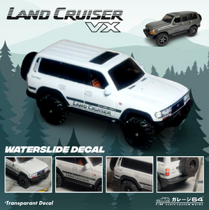 Decal Set Hot Wheels Land Cruiser 80 Series VX