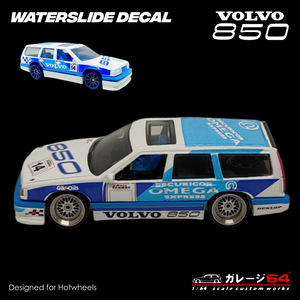 Decal Set Hot wheels Volvo 850 Estate BTCC