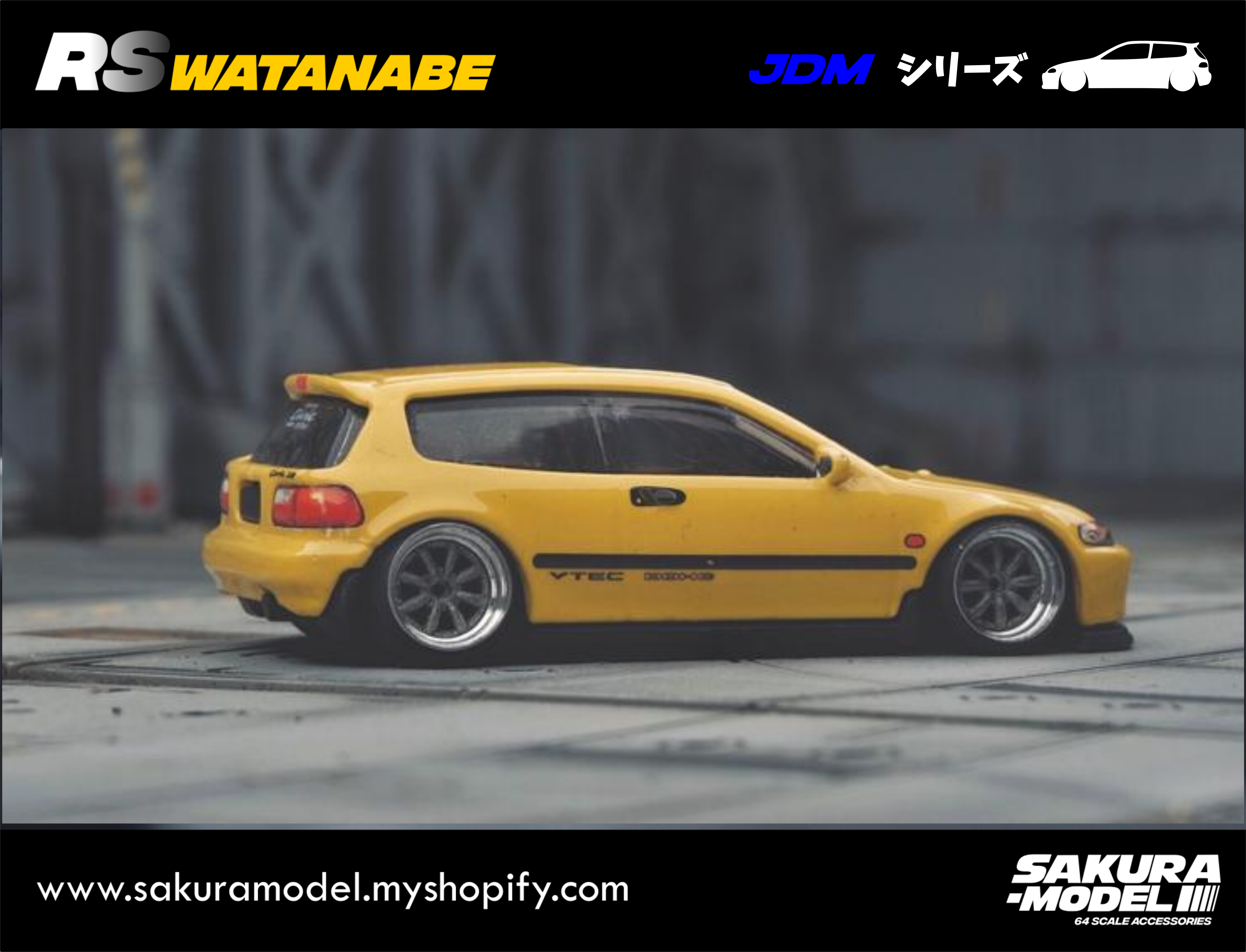 Custom Wheels 64 scale model SSR Watanabe RS-8 – Sakuramodel