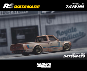 Custom wheel 64 scale model SSR Watanabe - Non Barrel