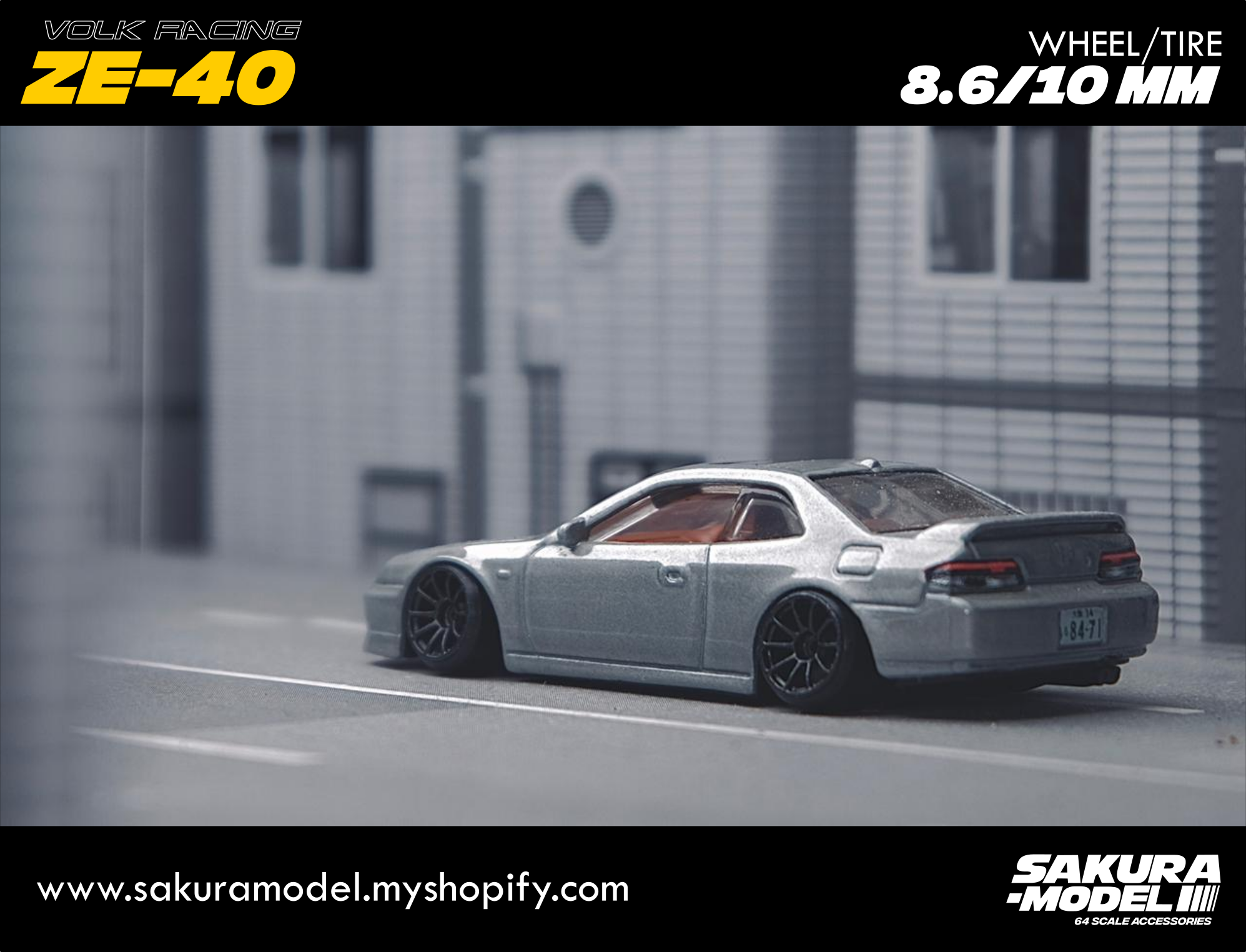 Custom wheels 64 scale model Rota Kyusha - Full resin – Sakuramodel