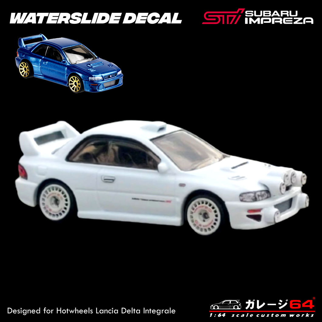 Decal Set Hot wheels Subaru 22B