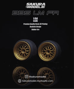 Custom wheel 64 scale model BBS LM - Non Barrel