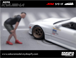 Custom wheels 64 scale model Rota Kyusha - Full resin