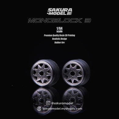 Custom wheel 64 scale model Brabus Monoblock 3