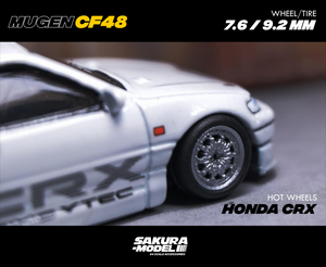 Custom wheel 64 scale model Mugen CF48 - Non Barrel