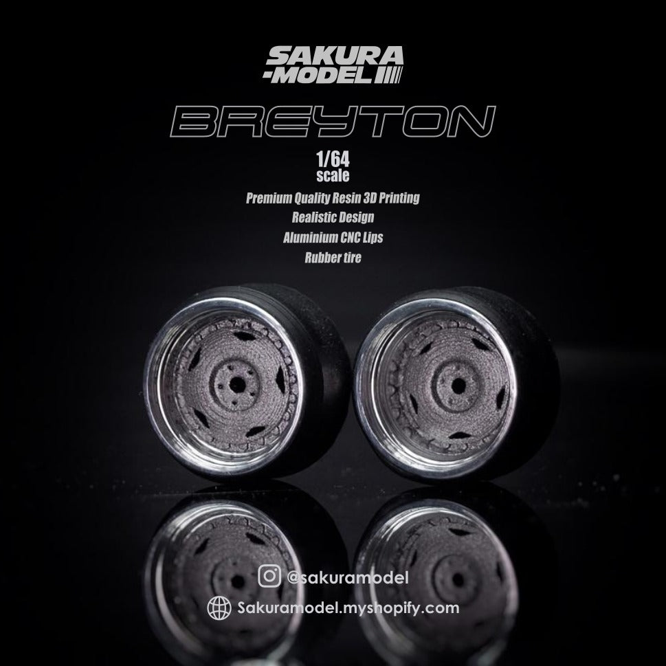 Custom wheel 64 scale model Breyton