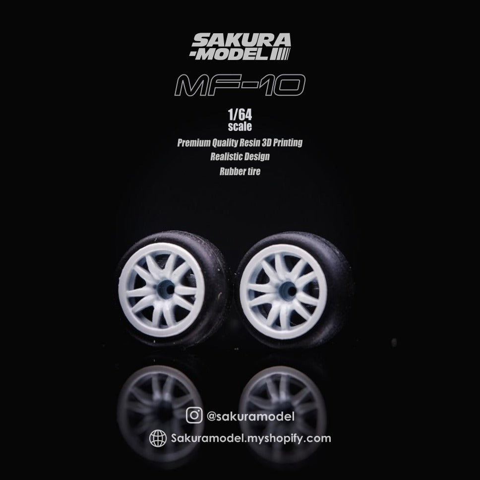 Custom wheels 64 scale model Mugen MF10