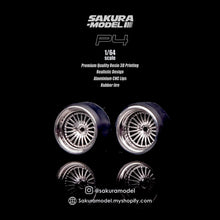 Load image into Gallery viewer, Custom wheel 64 scale model Prowheels P4