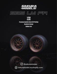 Custom wheel 64 scale model BBS LM - Non Barrel