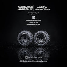 Load image into Gallery viewer, Custom wheels 64 scale model CCV