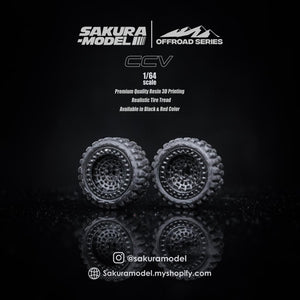 Custom wheels 64 scale model CCV