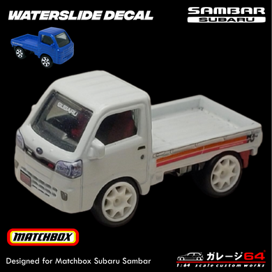 Decal Matchbox Subaru Sambar